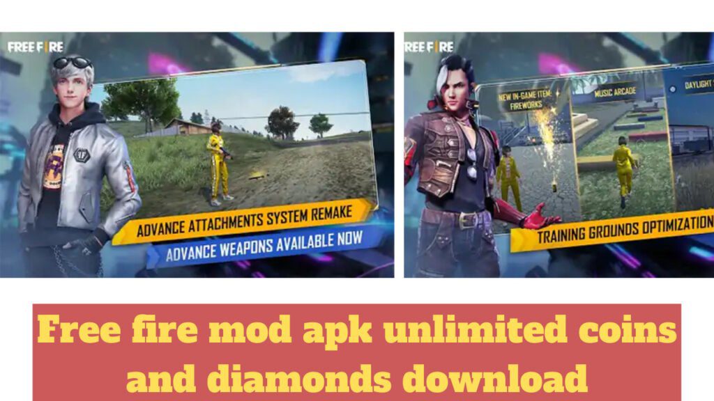 free fire mod apk unlimited coins and diamonds download new version