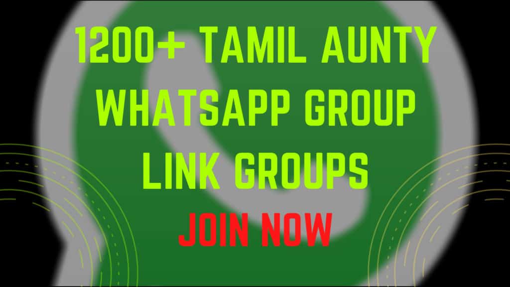 Tamil Aunty WhatsApp Group Link Groups 1